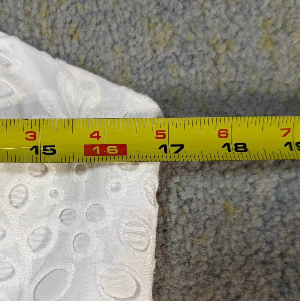 Lilly Pulitzer Shelli Stretch Eyelet Mini Sheath Dress Womens 10 Fitted Resort - Picture 7 of 12